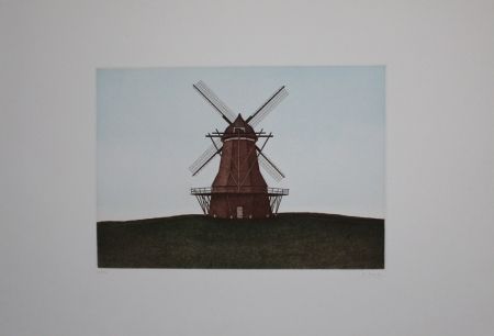 Офорт И Аквитанта Moritz - Windmühle