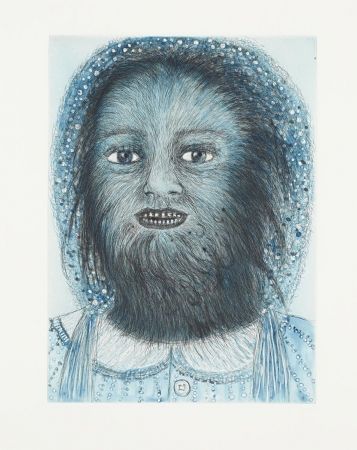 Офорт И Аквитанта Smith - Wolf Girl, from the Blue Prints series