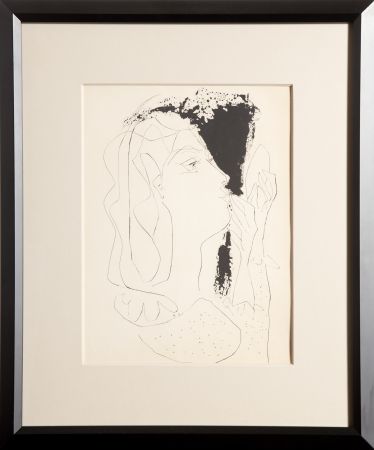 Гравюра Picasso - Woman With Mirror