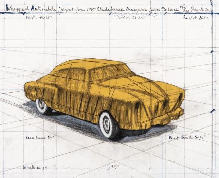 Литография Christo & Jeanne-Claude - Wrapped Automobile 