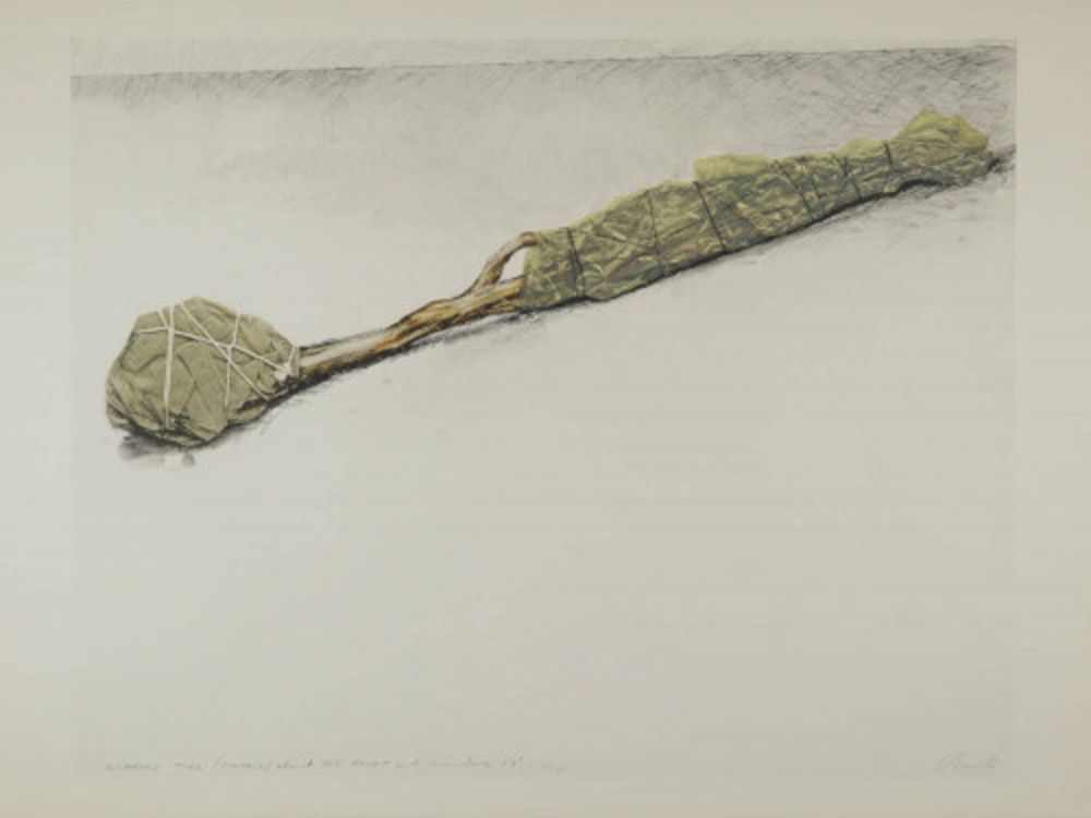 Сериграфия Christo - Wrapped Tree