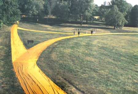 Фотографии Christo & Jeanne-Claude - Wrapped walk Ways Loose Park Kansas City Missouri