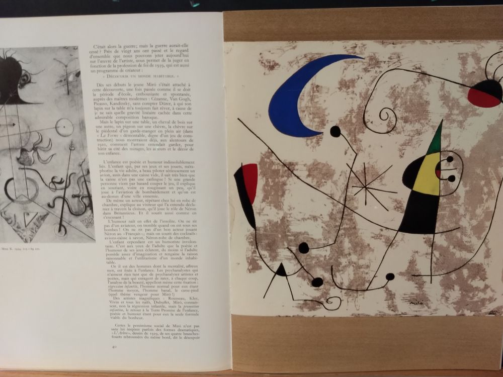Иллюстрированная Книга Miró - Xxe No 8