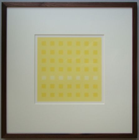 Сериграфия Calderara - Yellow Squares