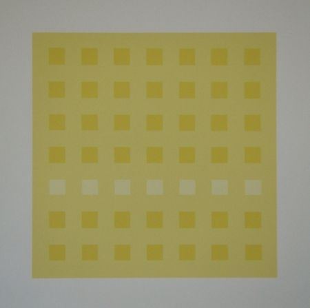 Сериграфия Calderara - Yellow Squares