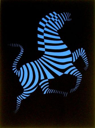 Сериграфия Vasarely - Zebra