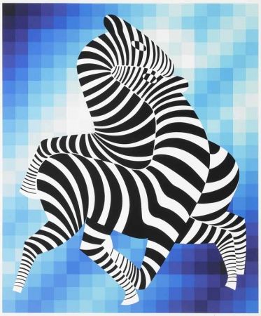 Сериграфия Vasarely - Zebras