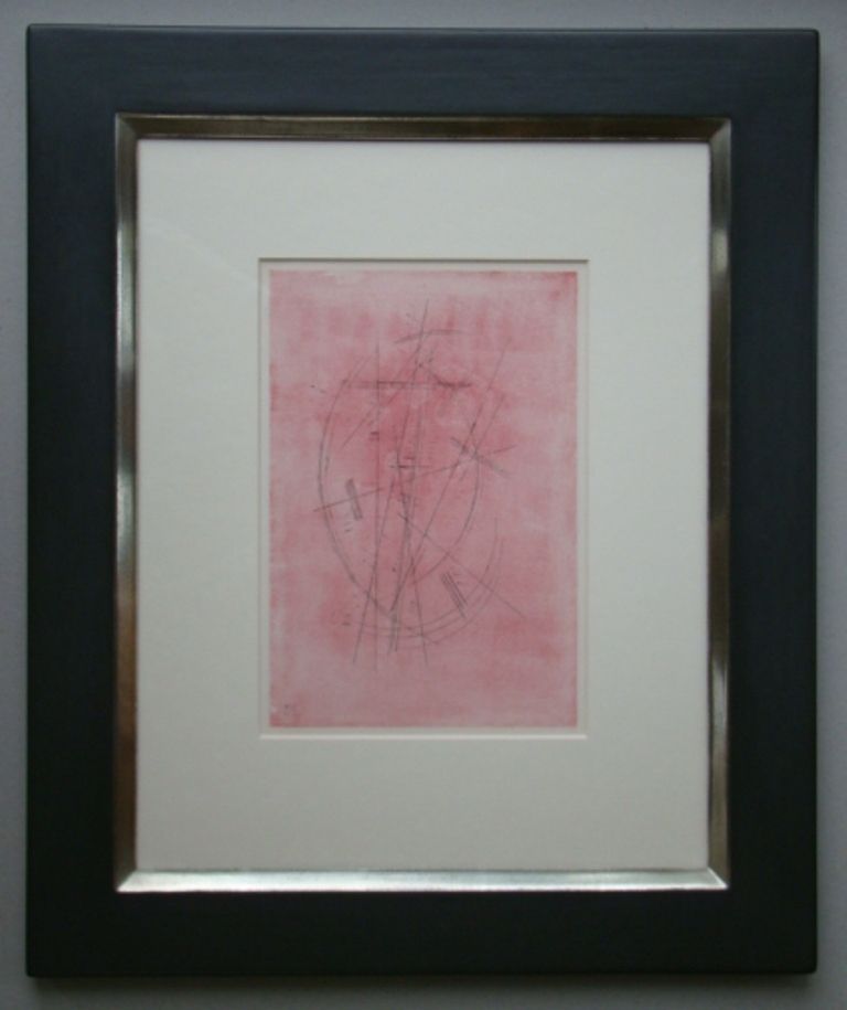 Трафарет Kandinsky - Zeichnung in Rosa, 1927
