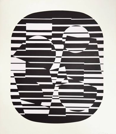 Сериграфия Vasarely - Zeta