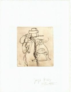 Гравюра Beuys - Zirkulationszeit: Die Mütter  