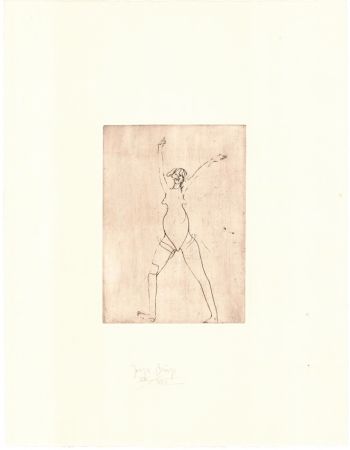 Гравюра Beuys - Zirkulationszeit: Mädchen 