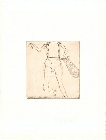 Гравюра Beuys - Zirkulationszeit: Taucherin 