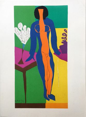 Литография Matisse - ZULMA (1950). Rare épreuve du tirage de luxe sur Arches