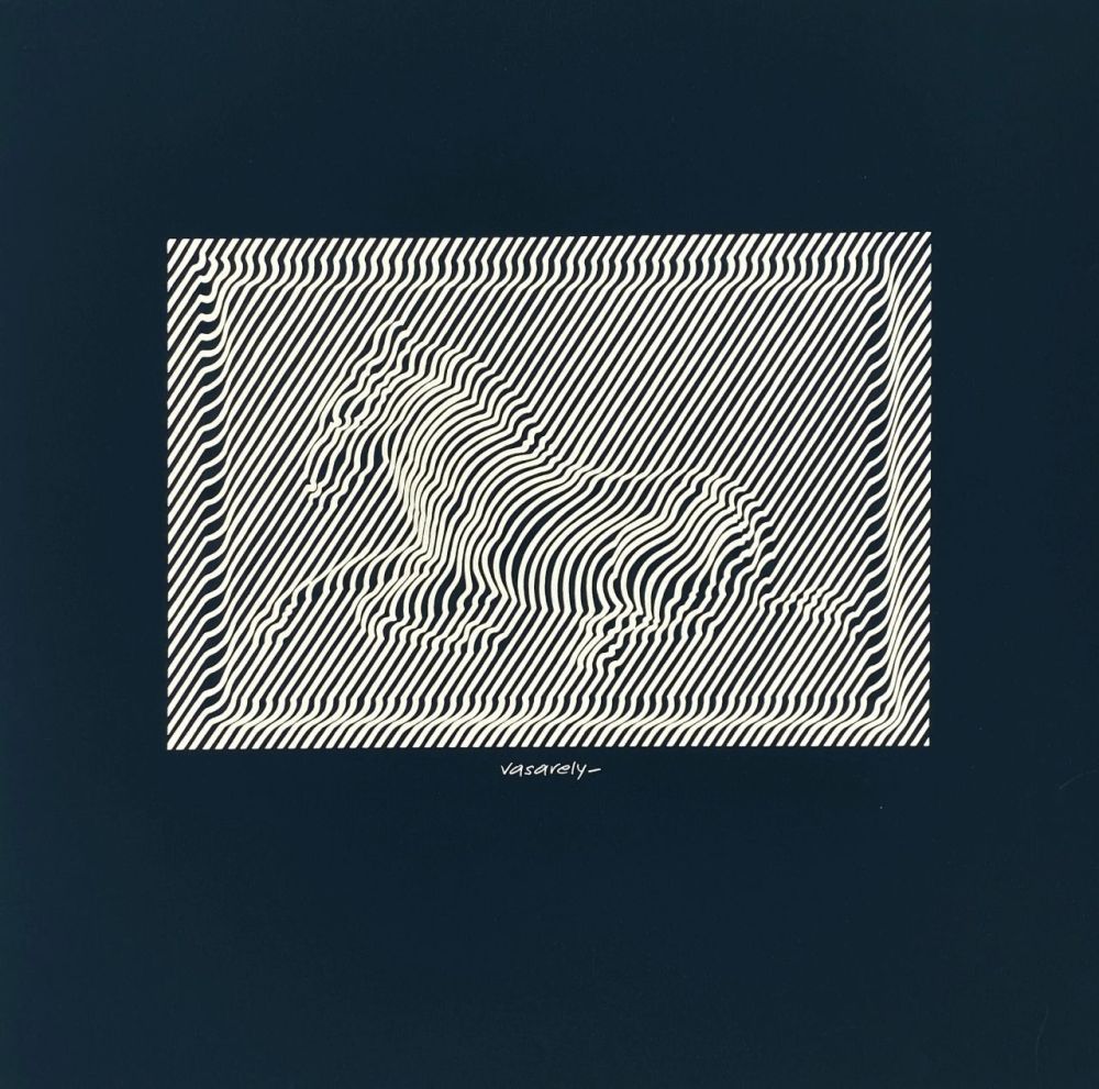 Сериграфия Vasarely - Zèbres cinétiques