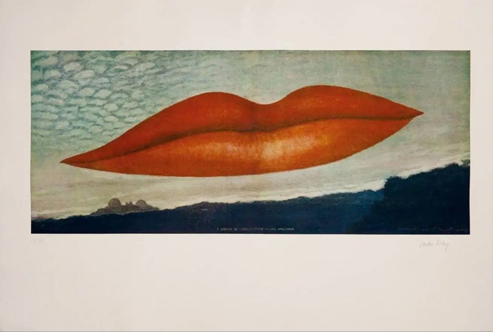 Литография Ray - À l’heure de l’observatoire – Les amoureux