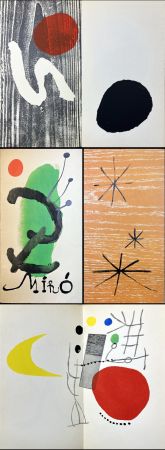 Иллюстрированная Книга Miró - À Toute Épreuve. Catalogue Berrgruen 1958. (Pochoirs.