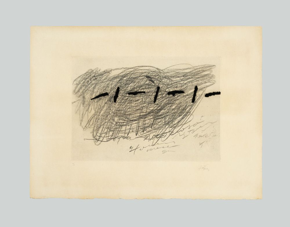 Гравюра Tàpies - Écriture