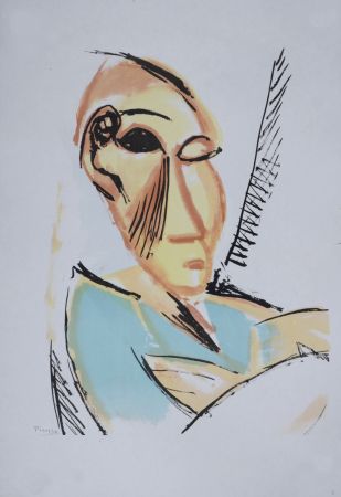 Литография Picasso (After) - Étude pour Les Demoiselles d'Avignon, 1946