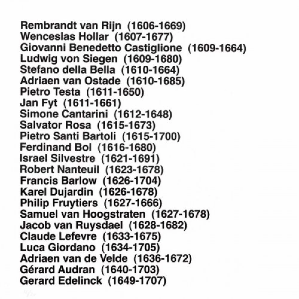 Монотип Aballí - Portfolio HISTORY OF PRINTMAKERS (287 NAMES)