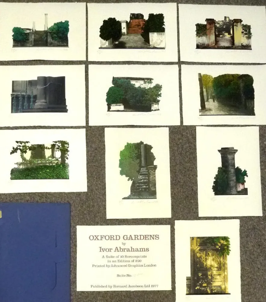 Сериграфия Abrahams - Oxford Gardens I-X