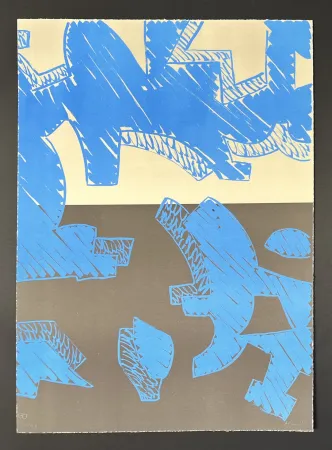 Литография Accardi - Carla Accardi (1924 - 2014) - Blu - Color Lithograph