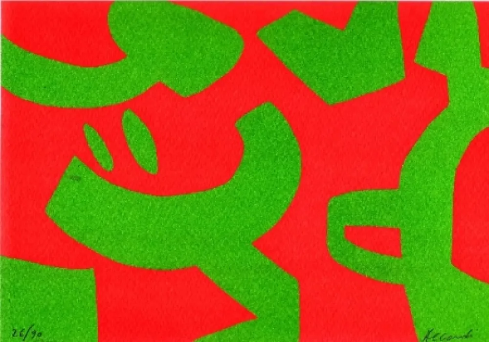 Литография Accardi - Senza titolo