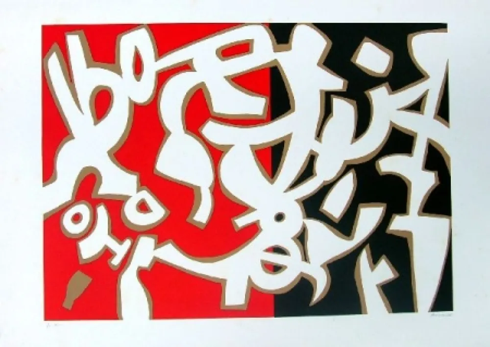 Литография Accardi - Senza titolo