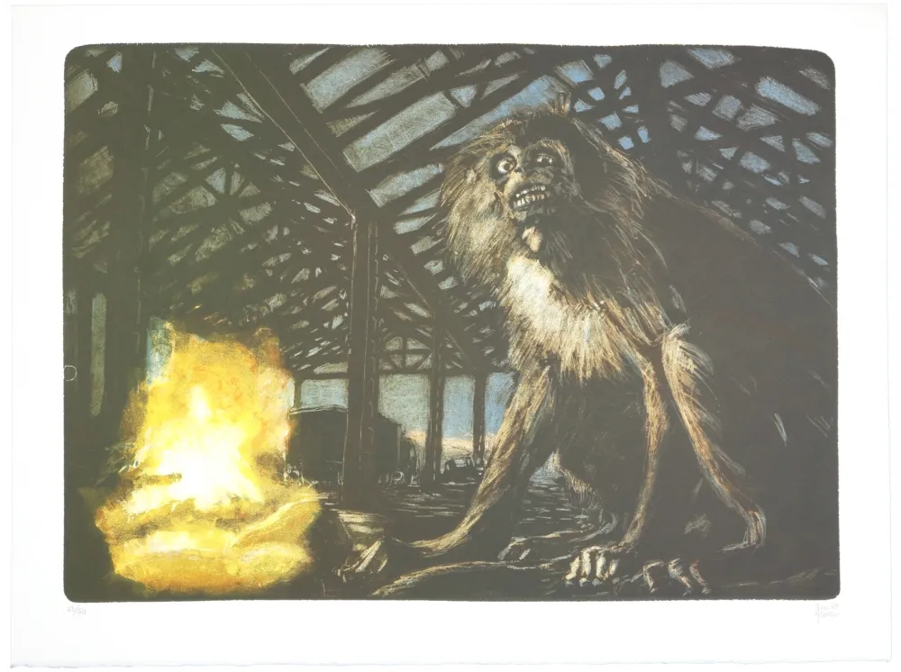 Литография Aceves Humana - San titre 