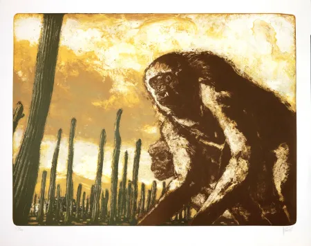 Литография Aceves Humana - Sans titre