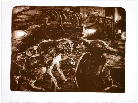 Литография Aceves Humana - Sans titre