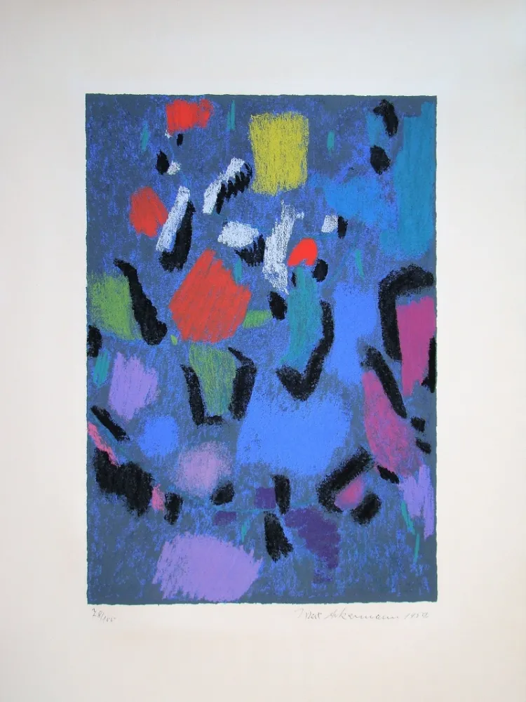 Сериграфия Ackermann - Sphärisch Bewegtes