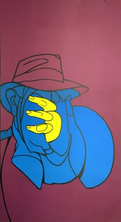 Сериграфия Adami - ADAMI CAEN 1980 : Sérigraphie originale avant la lettre.