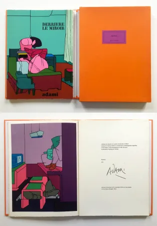 Иллюстрированная Книга Adami - ADAMI. Derrière le Miroir n° 188. Nov. 1970. TIRAGE DE LUXE SIGNÉ.