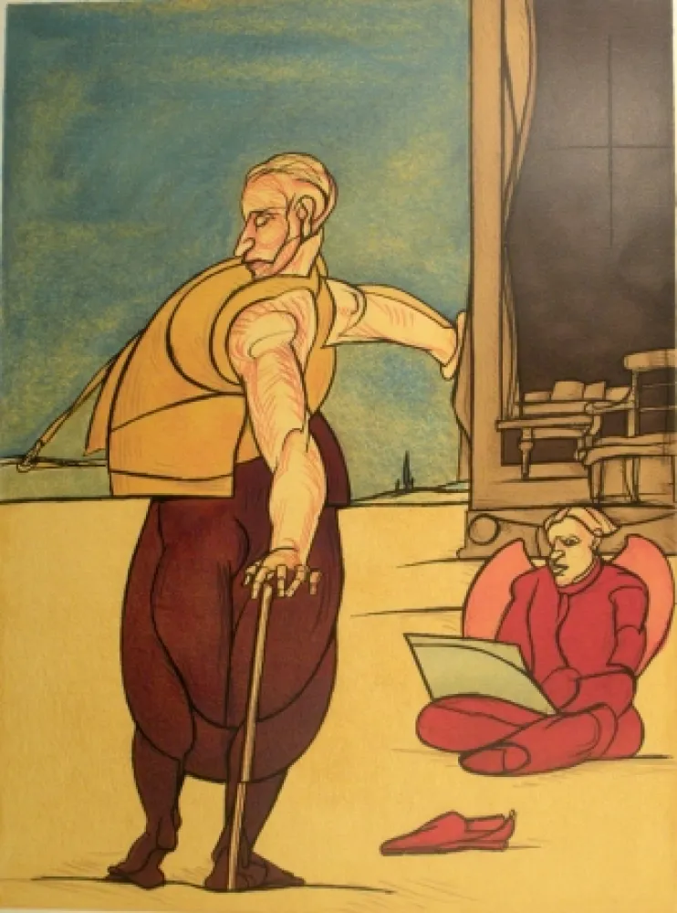 Литография Adami - Angelus