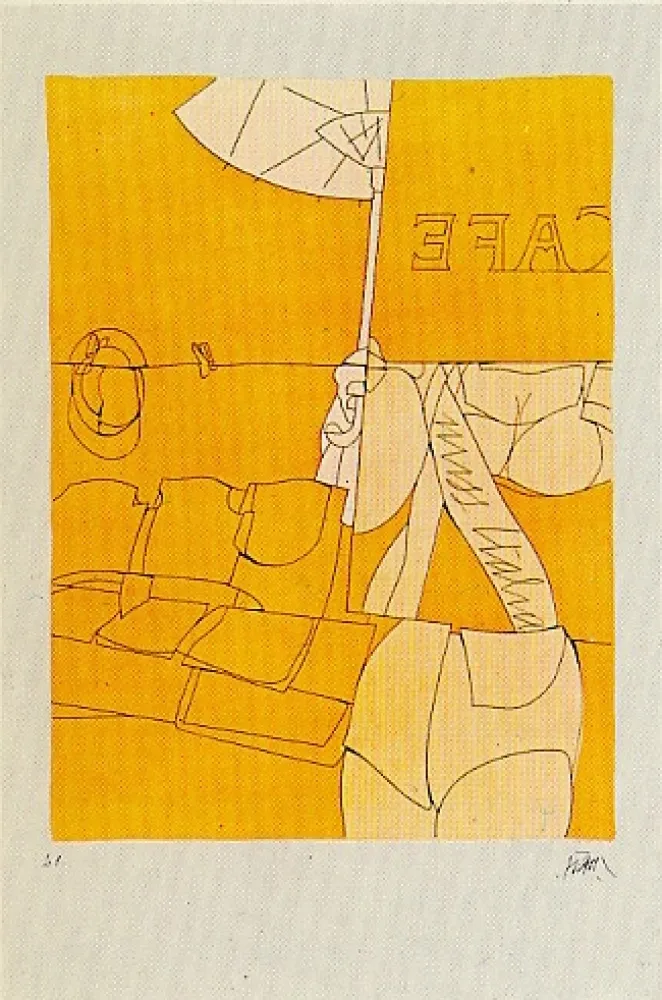 Гравюра Adami - Café