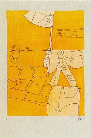 Гравюра Adami - Café