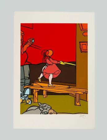 Сериграфия Adami - Composizione