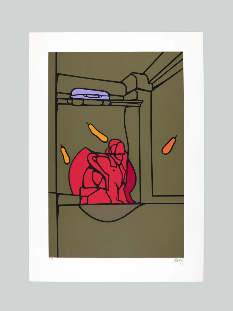 Сериграфия Adami - Composizione