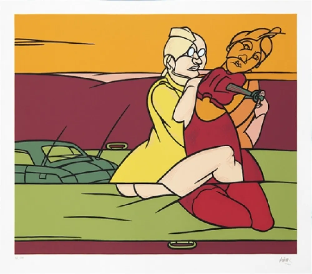 Сериграфия Adami - Cosa se vede fuori