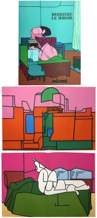 Иллюстрированная Книга Adami - Derrière le Miroir n° 188. ADAMI. Novembre 1970.