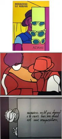 Иллюстрированная Книга Adami - Derrière le Miroir n° 220. ADAMI. Octobre 1976.