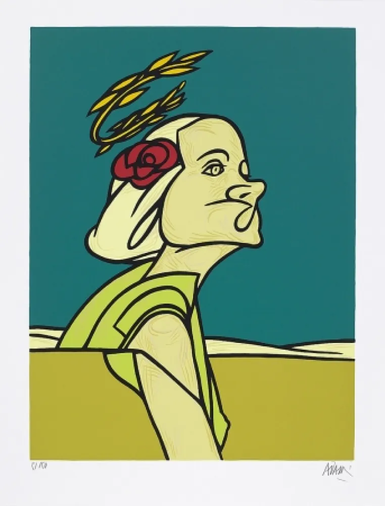 Сериграфия Adami - Dialogue dans le paysage