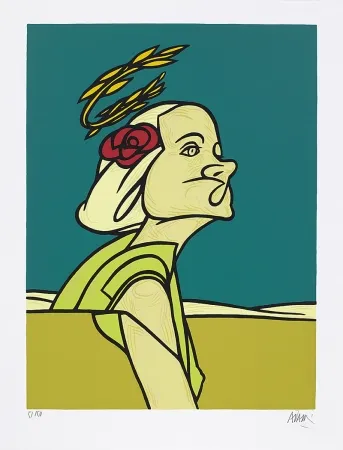 Сериграфия Adami - Dialogue dans le paysage