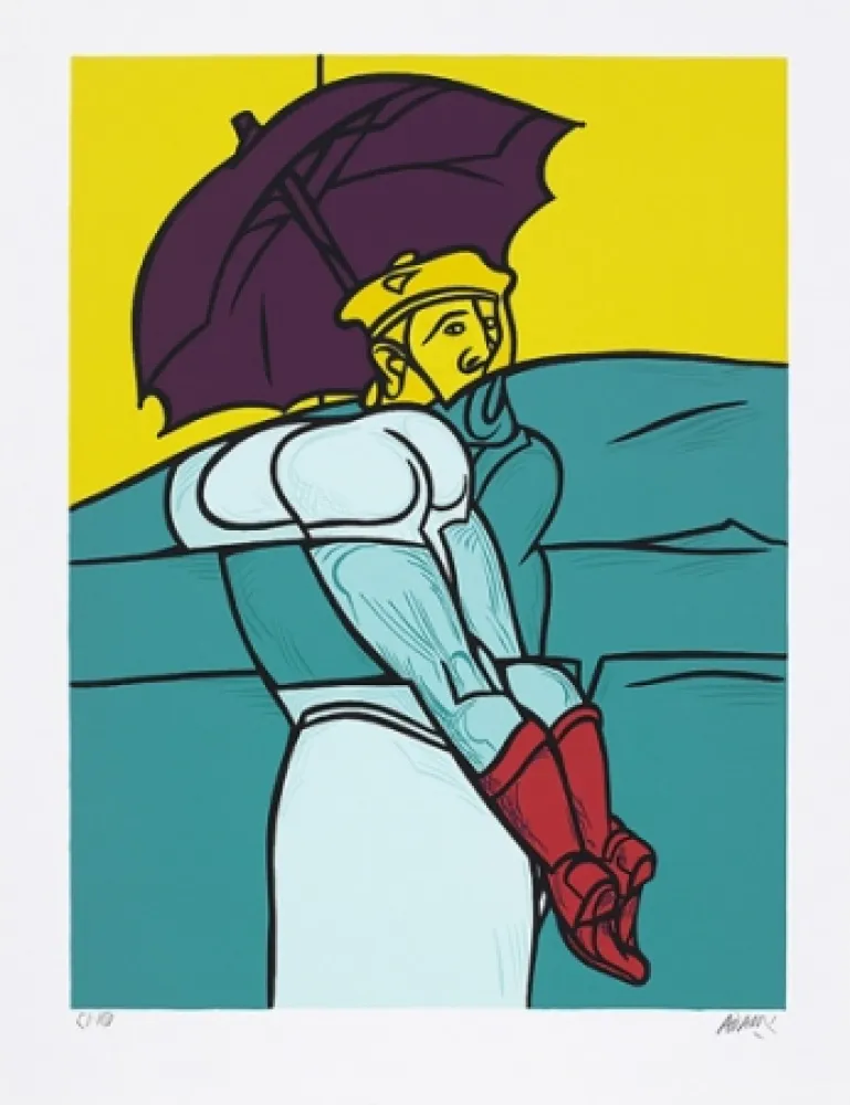 Сериграфия Adami - Dialogue dans le paysage