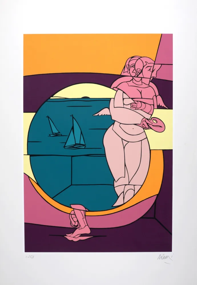 Сериграфия Adami - Dieu de l'Olympe