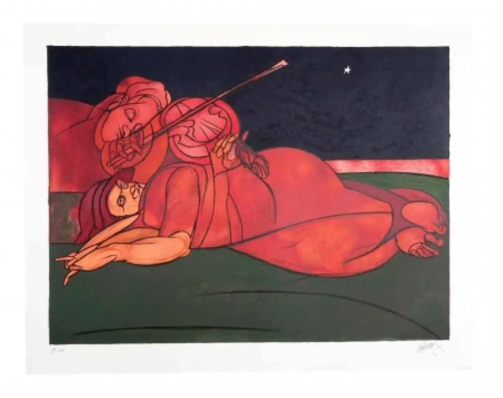 Литография Adami - Etoile du matin