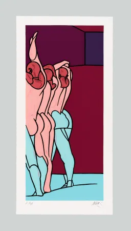 Сериграфия Adami - Figure de dos
