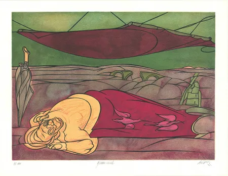 Литография Adami - Germinal