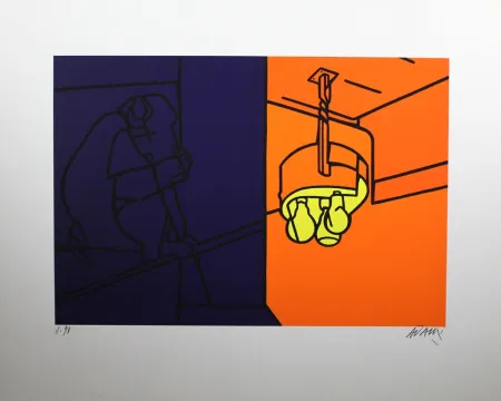 Литография Adami - Impressions d'Afrique