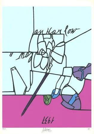 Литография Adami - Jan (i.e., Jean) Harlow